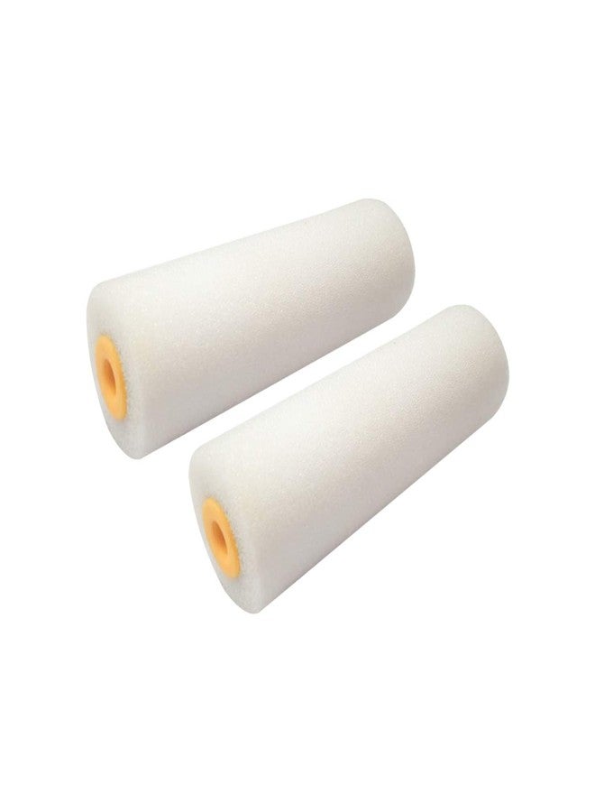 DECORNOW 4" Polyester 18 Density 2 Unit Foam Roller with Plastic Handle For Wall Decoration - Image 4